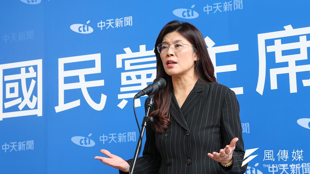 国民党内部民调出炉,国民党主席参选人郑丽文声势强劲。 (资料照,颜麟宇摄)