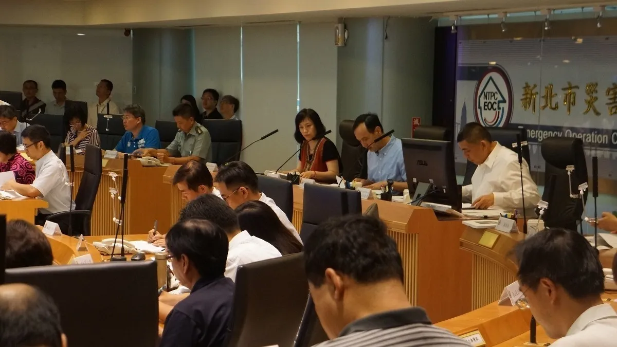 新北災害防救會報 朱立倫:因應汛期做好防颱準備