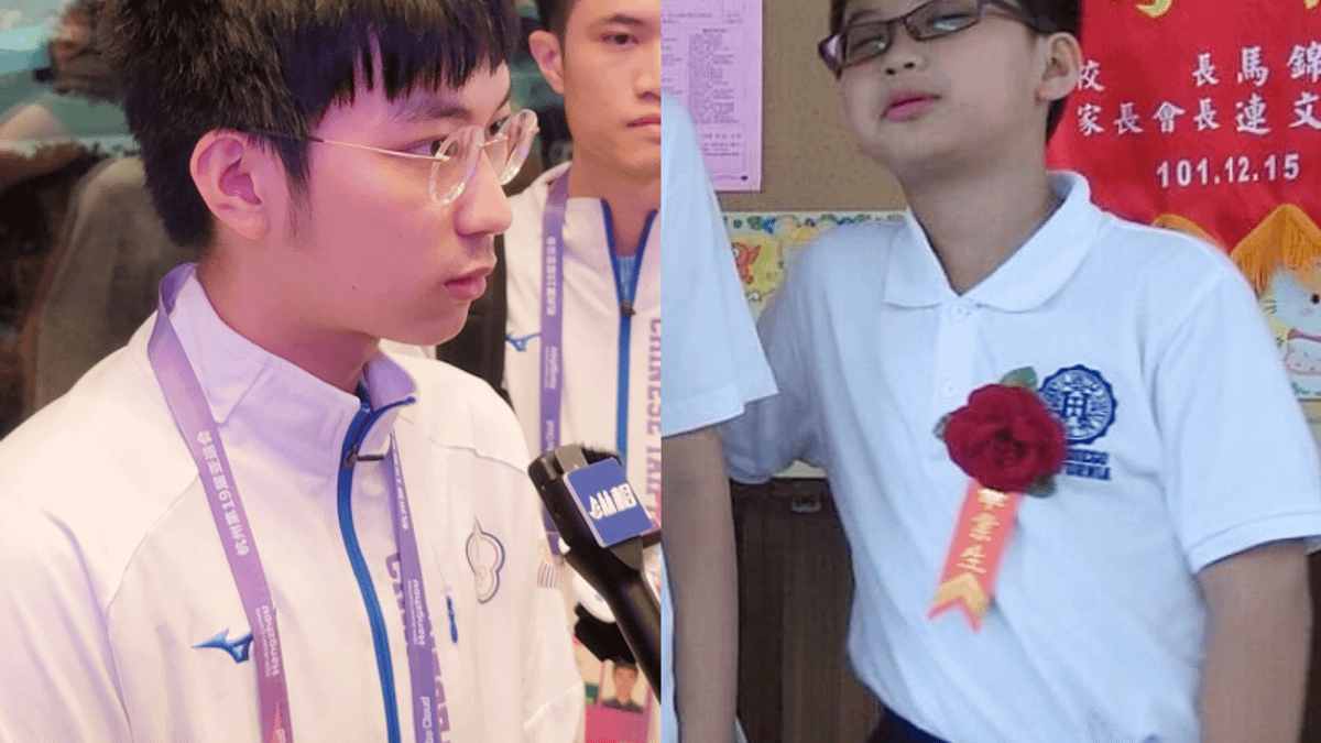 許皓鋐為我國奪下亞運史上首面金牌,昔日教過他的教師直呼是「最棒的教師節禮物」。(合成圖/翻攝自FB@海峰棋院、新竹市府網站) 許皓鋐為我國奪下亞運史上首面金牌,昔日教過他的教師直呼是「最棒的教師節禮物」。(合成圖/翻攝自FB@海峰棋院、新竹市府網站)