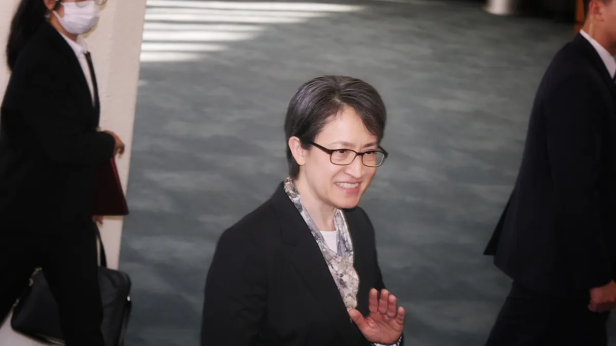 欧州で開かれた「対中政策に関する列国議会連盟(IPAC)」ブリュッセル年会で演説した蕭美琴副総統が、9日の帰国後、桃園空港で談話を行った。(写真/柯承惠撮影) 欧州で開かれた「対中政策に関する列国議会連盟(IPAC)」ブリュッセル年会で演説した蕭美琴副総統が、9日の帰国後、桃園空港で談話を行った。(写真/柯承惠撮影)