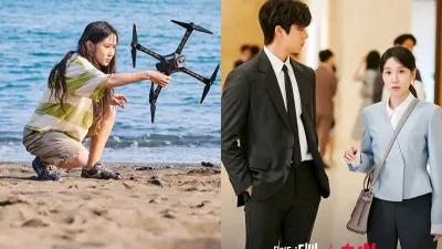 Netflix《無人島的DIVA》劇情講述一名新人歌手在無人小島受困了15年後重新回歸社會,不顧一切勇往直前,決心要實現成為樂壇天后的夢想。(圖/取自tvN drama臉書專頁)