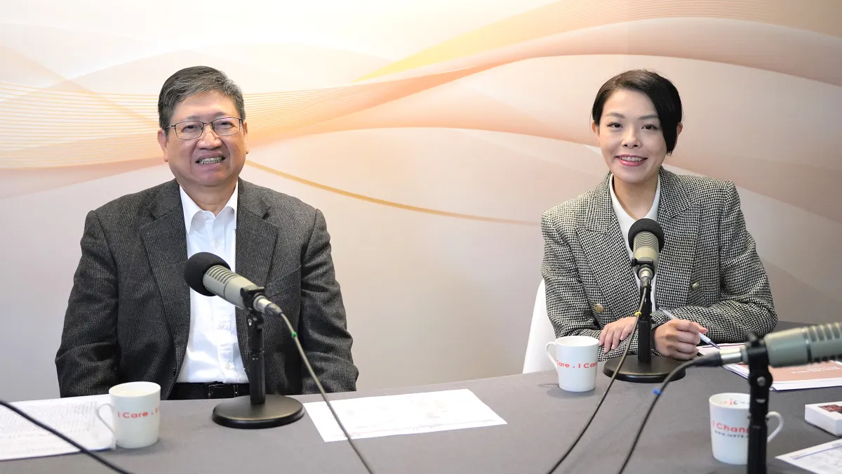 新竹縣長楊文科與新竹市長高虹安近日接受電台採訪,暢談縣市跨域合作平台事宜。(圖/新竹縣政府提供)