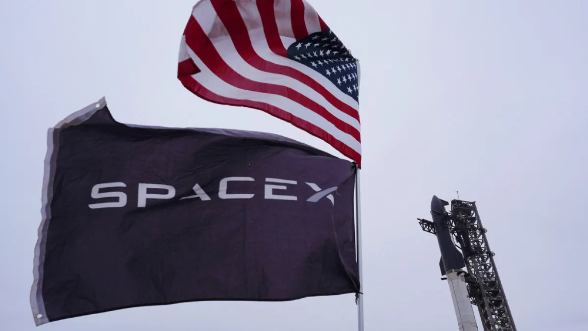即將迎來掛牌上市的美國航太巨頭SpaceX德州總部一景。(美聯社)