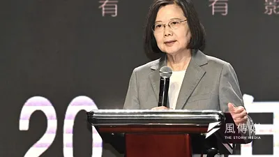 總統蔡英文。(陳思明攝)