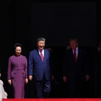 2026年9月25日、ワシントンで会談する中国の習近平国家主席とトランプ米大統領。(AP) 2026年9月25日、ワシントンで会談する中国の習近平国家主席とトランプ米大統領。(AP)