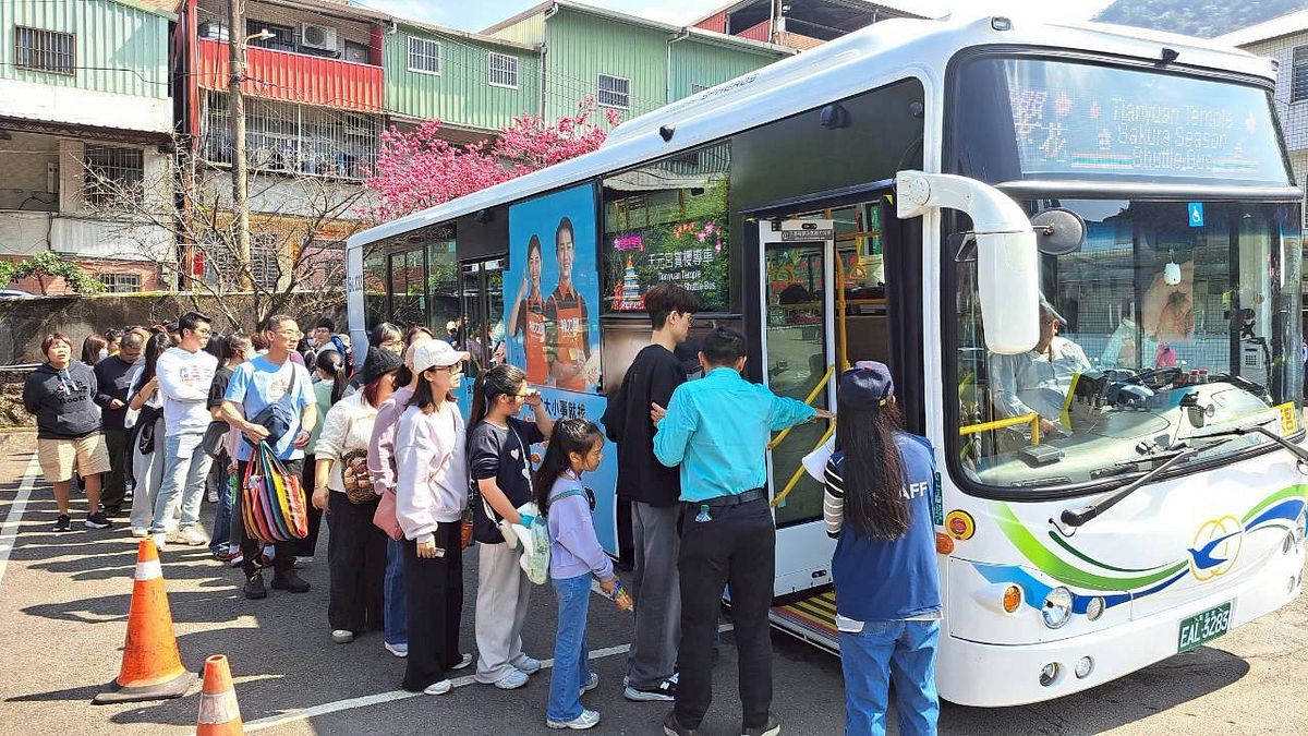 春節服務不打烊淡水、九份等熱門旅遊區公車總運量逾12萬人次! 服務人員辛苦了