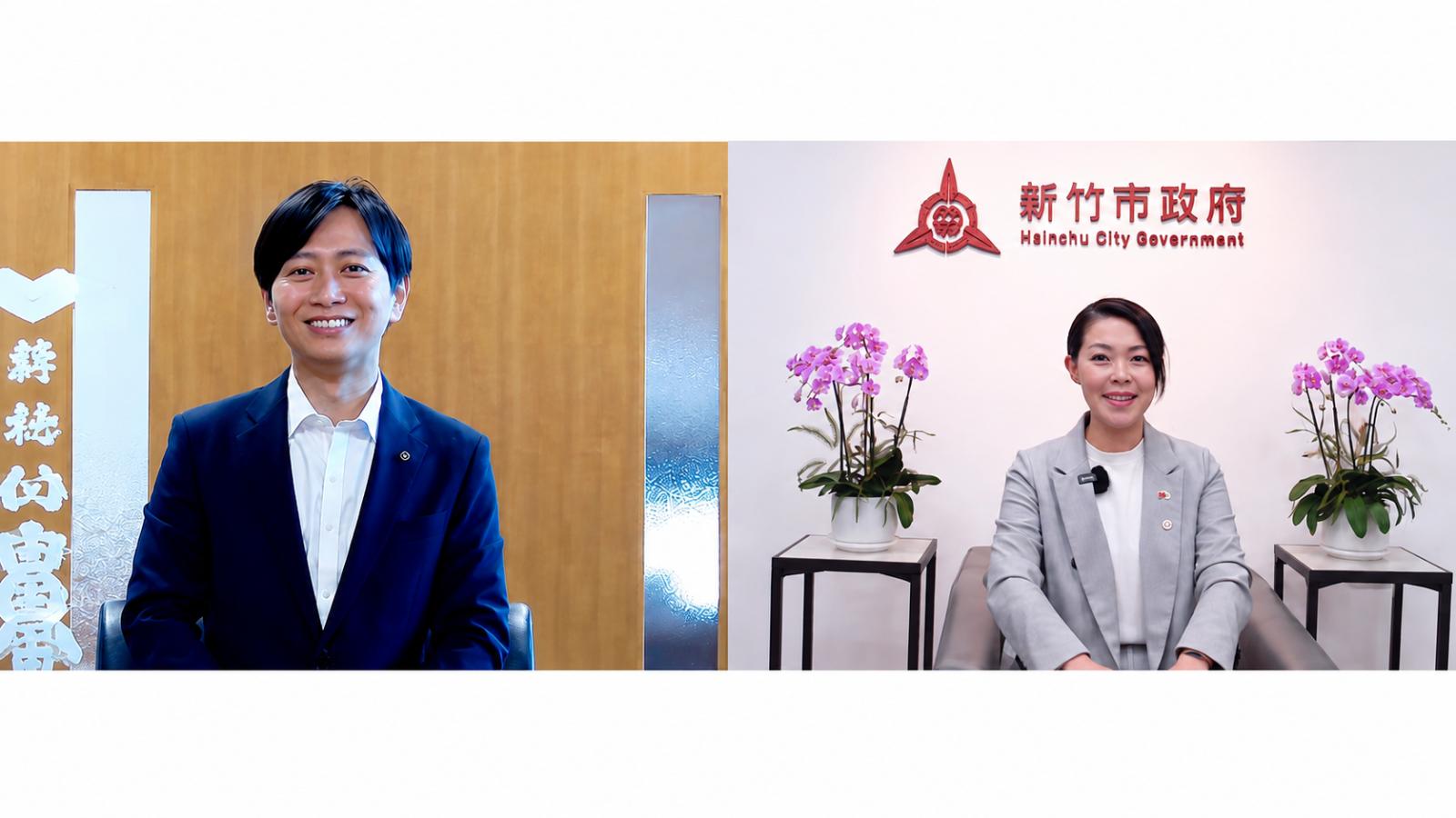 歡迎日本宮崎市十月率團來訪!高虹安視訊宮崎市長清山知憲交流熱絡