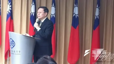 陸委會主委王郁琦,宣布2月11日訪中。(仇佩芬攝)