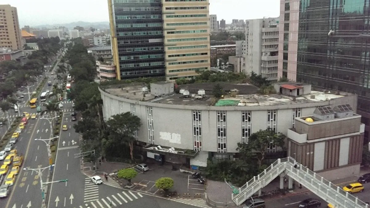 台北市議會舊址拆除前(北市府提供)