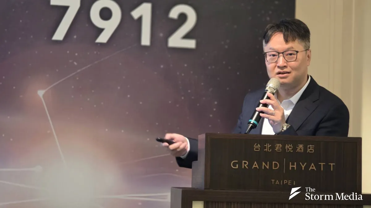 Zenithtek Chairman Kevin Tu (涂俊宏) said that, driven by shipments of high-end inductors, the company's AI-related revenue share is expected to surpass 60% this year. (Photo by Sean Wei)
