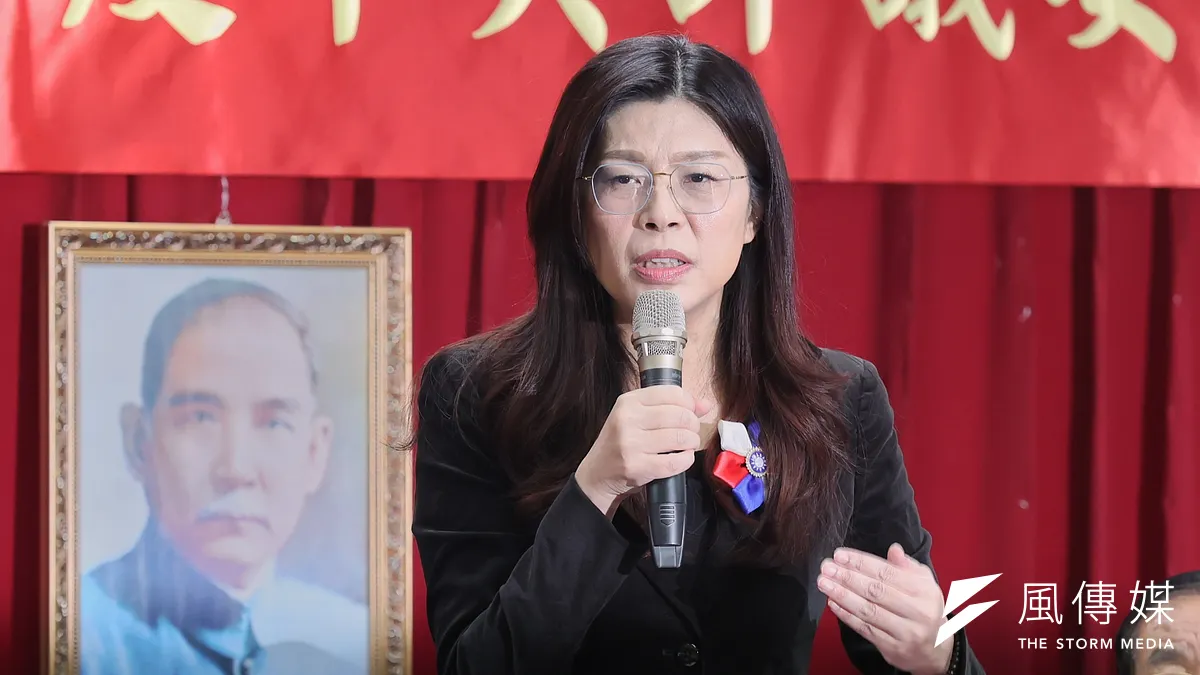 國民黨主席鄭麗文出席國民黨中央評議委員會議。(柯承惠攝) 國民黨主席鄭麗文出席國民黨中央評議委員會議。(柯承惠攝)