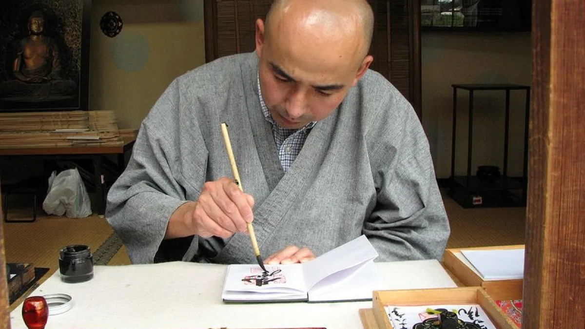 漢字文化最能代表東亞文化,在中國叫書法,在日本叫書道(Flickr user MShades/維基百科)