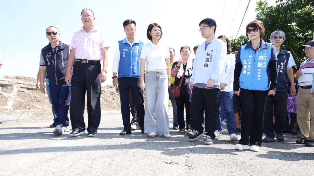 傾聽民意解決需求 許淑華會勘南投市14項地方建設簽核逾2,100萬元經費