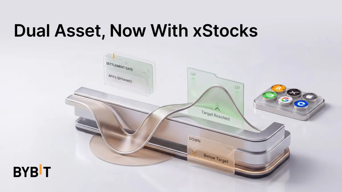 Bybit Expands Fixed-Return Dual Asset Product Beyond Crypto With xStocks