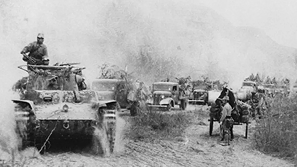 一號作戰的戰線長達1,400多公里,為時9個月,是八年抗戰中規模最大,為時最久第一次戰役。(取自維基百科)