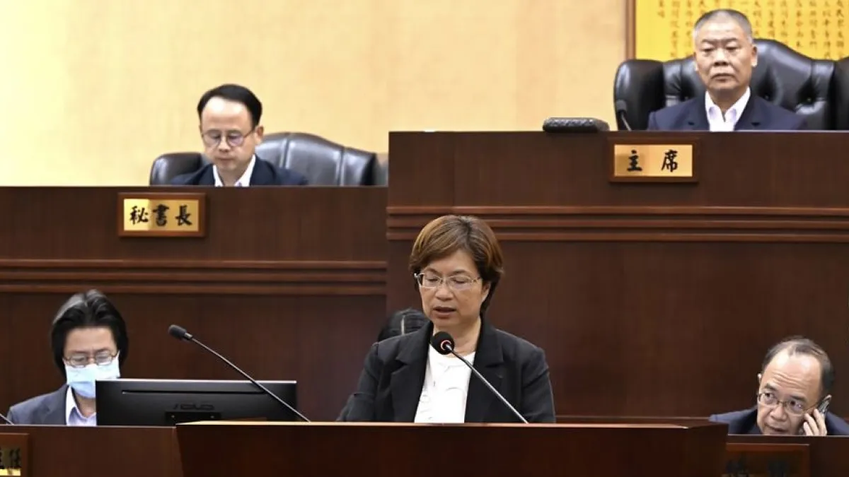 彰化縣議會第20屆第8次定期會王惠美縣長進行施政報告。(圖/彰化縣政府)