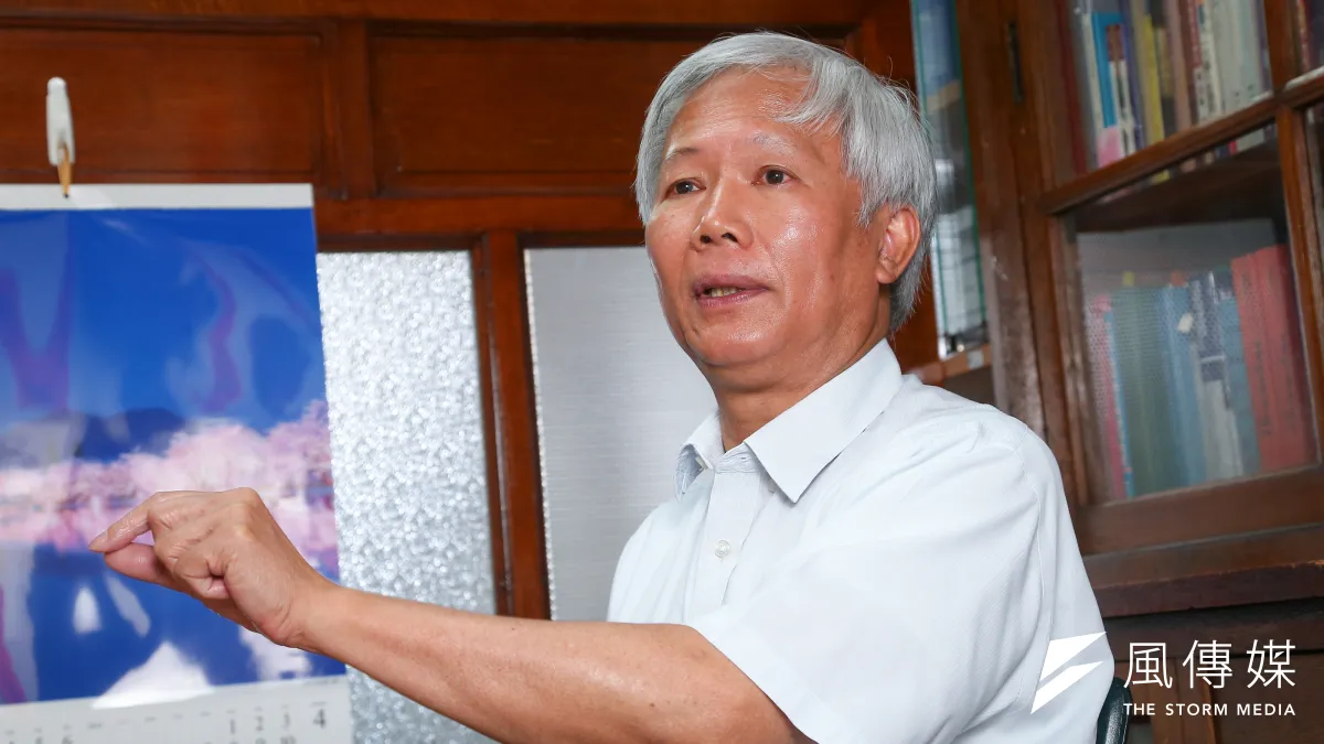 中研院院士陳培哲在接受《新新聞》專訪時指出,基因編輯已正式跨入「異種器官移植」的臨床新紀元。(顏麟宇攝)