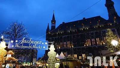比利時、荷蘭居民時常包車前往邊境城市亞琛(Aachen)的聖誕市集。