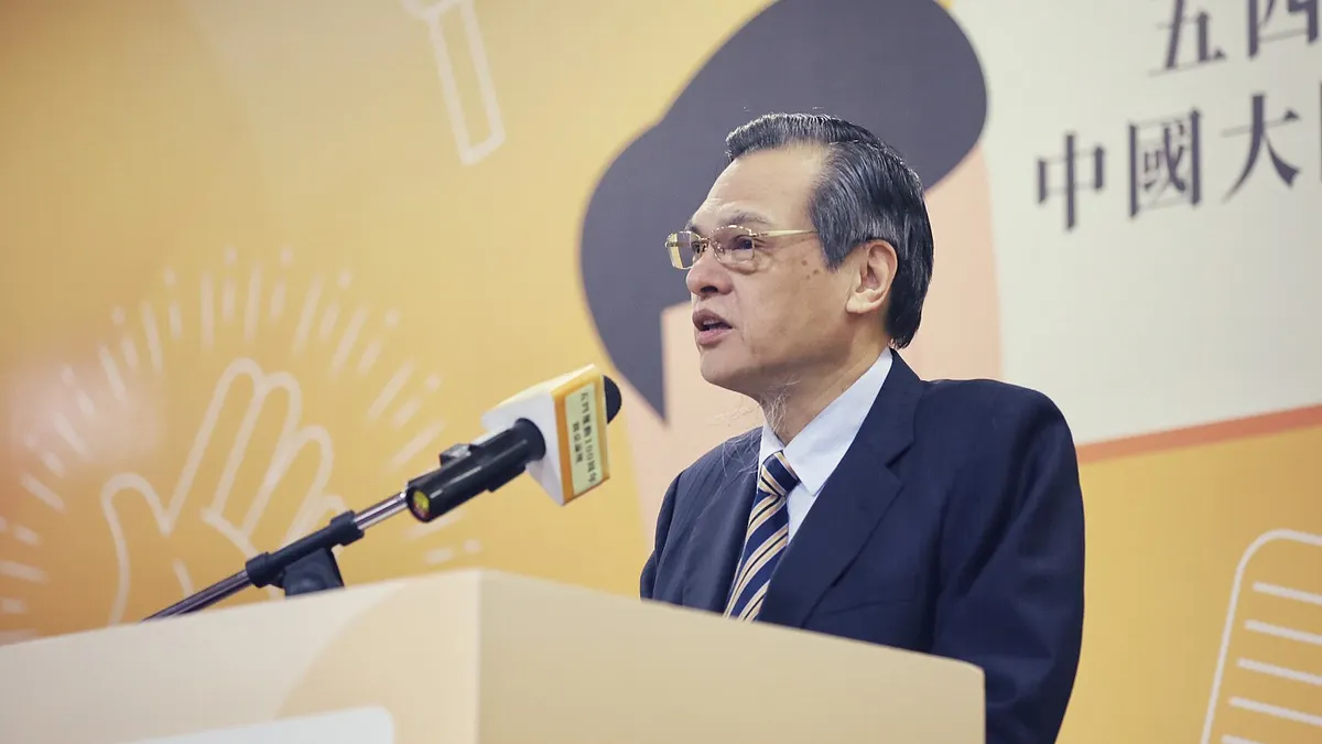 陸委會警告民眾、民團和政黨不要參加海峽論壇,以免「觸法」。圖為陸委會主委陳明通。(文化總會提供)