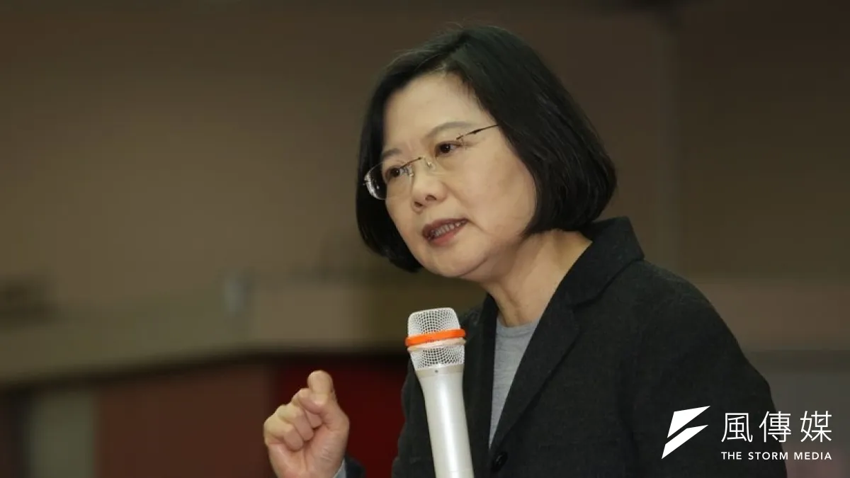 年底縣市長選舉,蔡英文估計民進黨可拿下9到10席,但她強調,如果沒拿下台中市,就不能說贏得七合一大選。(資料照片,余志偉攝)