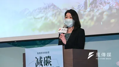 20211014-金管會綜規處長胡則華14日出席風傳媒「減碳未來式趨勢與挑戰」高峰論壇。(顏麟宇攝)