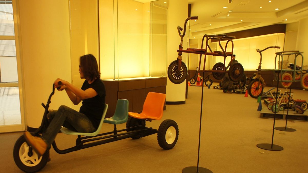 崑山科大「三輪車計畫」 帶你進入時時空的迴廊 崑山科大「三輪車計畫」 帶你進入時時空的迴廊