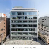三菱地所は都心型商業施設「エムズクロス福岡大名」を竣工させ、同ブランドとして初の福岡進出を果たし、6月より順次開業する。(写真/三菱地所提供) 三菱地所は都心型商業施設「エムズクロス福岡大名」を竣工させ、同ブランドとして初の福岡進出を果たし、6月より順次開業する。(写真/三菱地所提供)
