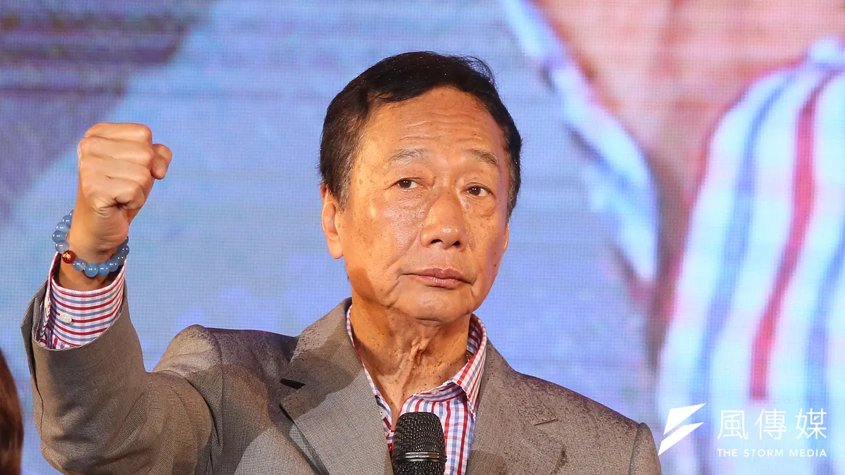 國民黨總統徵召人選即將出爐之際,鴻海創辦人郭台銘(見圖)15日和國民黨主席朱立倫會面,各界關注。(資料照,柯承惠攝)