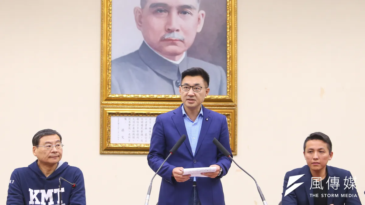 作者指出,新任國民黨主席江啟臣(見圖)的當選各界褒貶不一,以持正面肯定者居多,但論者多以内部的觀點看江主席的應有作為或改造、企圖,如「台灣優先」、「民主自由」、「正視中華民國存在」等,鮮少有以外部觀點看江的兩岸政策,外部指中國因素。(資料照,顏麟宇攝)