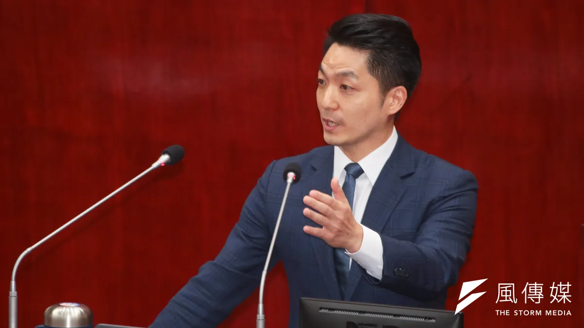 台北市長蔣萬安14日於市議會備詢。(顏麟宇攝)
