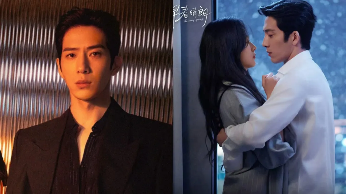 Chinese drama fans vote Zhang Linghe the top modern romantic male lead of 2026, ahead of Yang Yang and Jing Boran. (Photo / Weibo)