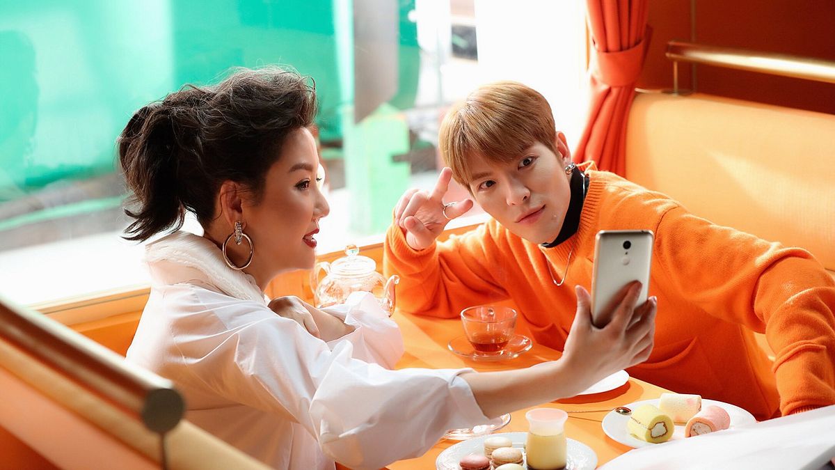 台灣大20週年雙代言人首亮相(圖/台灣大哥大提供) 台灣大20週年雙代言人首亮相(圖/台灣大哥大提供)