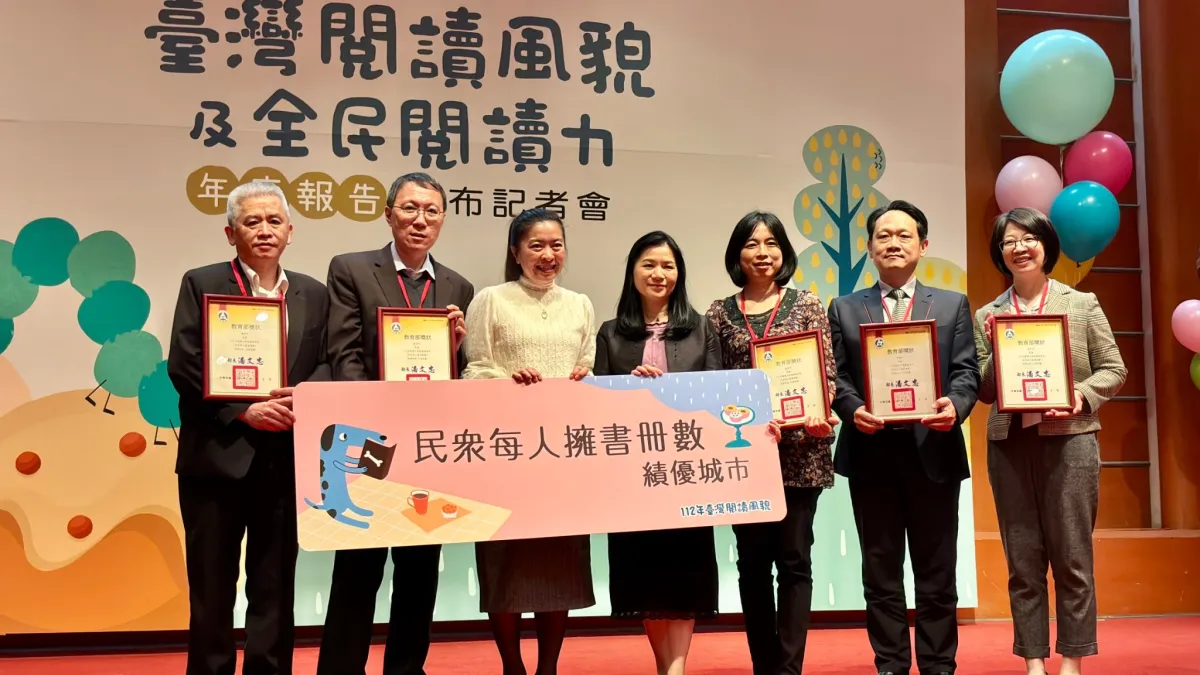 高市圖憑藉著多項成長指標再度蟬聯閱讀力表現績優城市。(圖/高市圖提供)