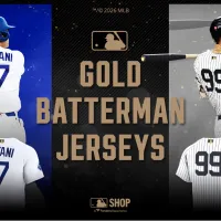 ファナティクス・ジャパンは大谷翔平ら2025シーズン主要タイトル受賞者6名が着用する「MLBゴールドバッターマンオーセンティックジャージ」を8月5日よりMLB公式オンラインショップで発売開始した。(写真/Fanatics japan PR事務局提供) ファナティクス・ジャパンは大谷翔平ら2025シーズン主要タイトル受賞者6名が着用する「MLBゴールドバッターマンオーセンティックジャージ」を8月5日よりMLB公式オンラインショップで発売開始した。(写真/Fanatics japan PR事務局提供)