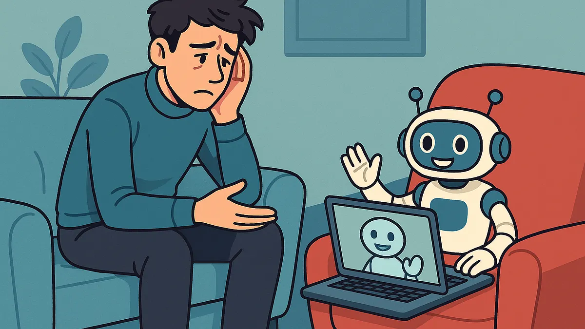 AIは低価格で、利用者は自宅から出る必要がない。ますます多くの人がAIに心理的サポートを求めている。(ChatGPTによる生成画像) AIは低価格で、利用者は自宅から出る必要がない。ますます多くの人がAIに心理的サポートを求めている。(ChatGPTによる生成画像)