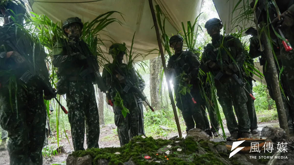 突擊兵是陸軍特戰隊中難度最高、淘汰率最嚴苛的訓練之一,《風傳媒》實際前往谷關特戰訓練中心,隨隊4天3夜採訪突擊兵期末鑑測。(劉偉宏攝)