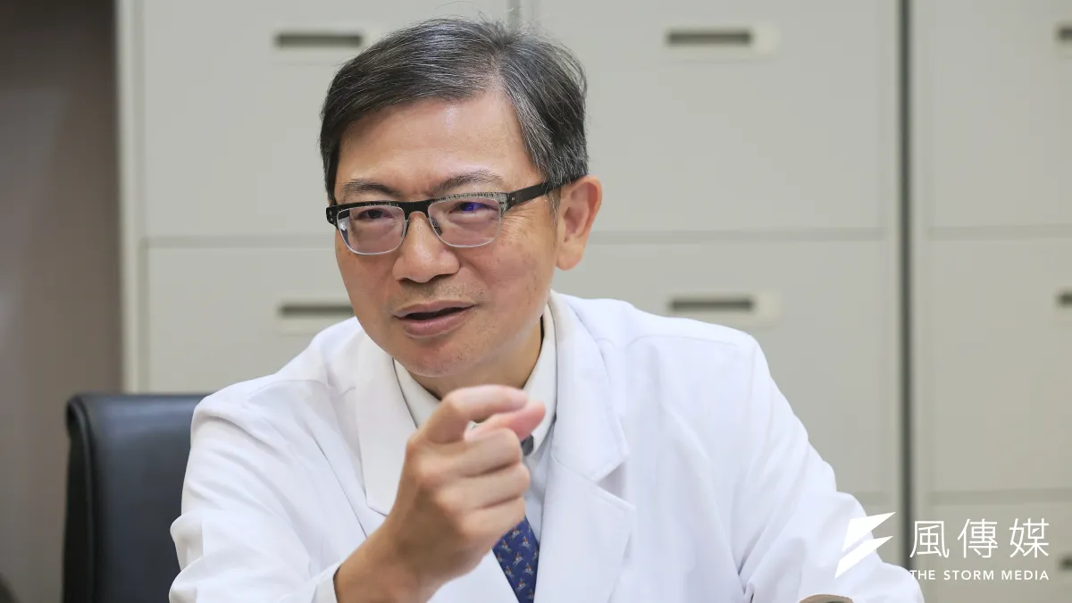 台大癌醫中心副院長兼台大外科部主任陳晉興直言政府的免費LDCT」篩檢「可近性」不夠。(柯承惠攝)