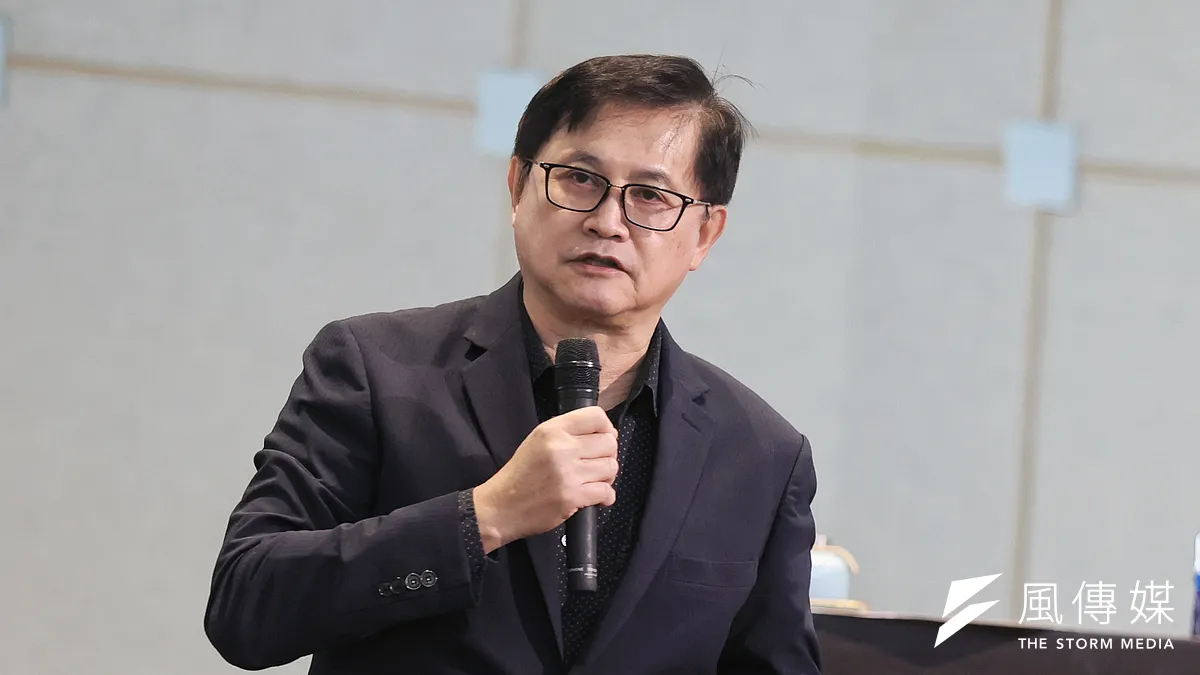 和碩董事長童子賢9日應民眾黨國家治理學院邀約,以「台灣AI產業與能源政策的挑戰與展望」為題發表專題演講。(柯承惠攝) 和碩董事長童子賢9日應民眾黨國家治理學院邀約,以「台灣AI產業與能源政策的挑戰與展望」為題發表專題演講。(柯承惠攝)