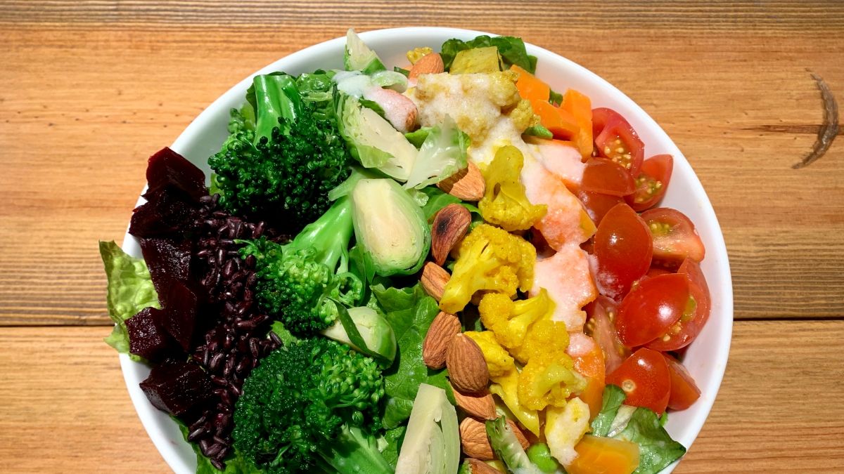 日本餐廳提供的素食料理。(圖/作者|想想論壇提供) 日本餐廳提供的素食料理。(圖/作者|想想論壇提供)