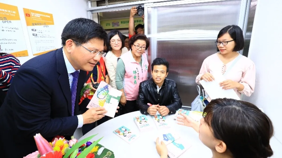 新南向政策里程碑 中市成立移工多功能服務中心