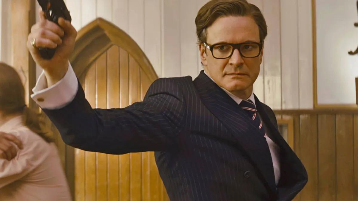 「槍」在熱門電影裡從不缺席(圖/Kingsman: The Secret Service@facebook)