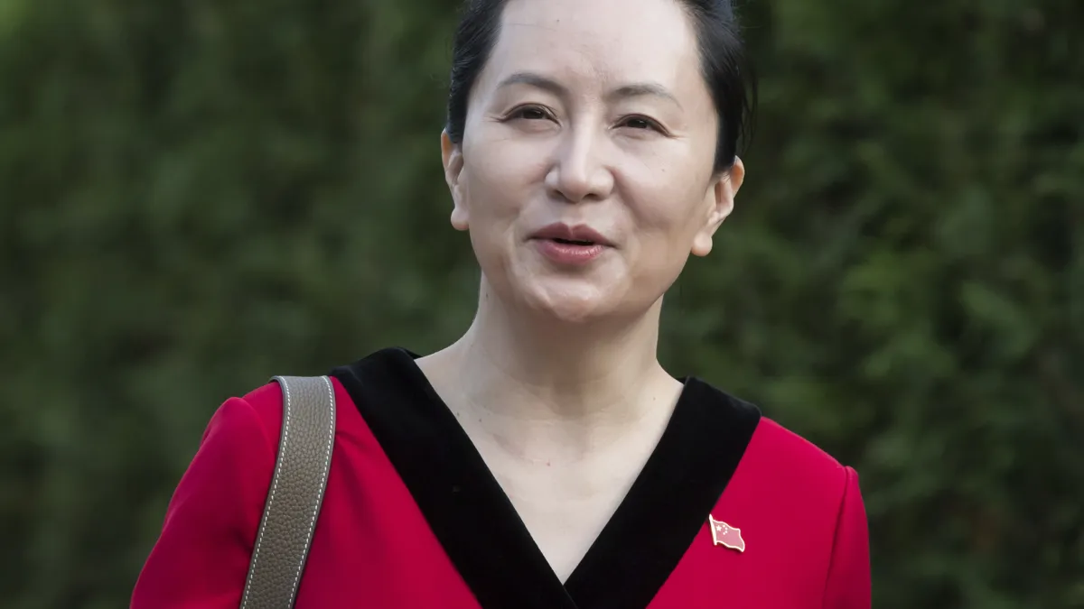 中國華為副董事長孟晚舟(AP)