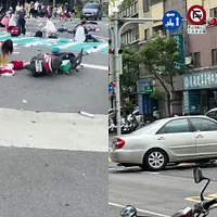 台湾・新北市三峽区で19日に重大な交通事故が発生し、3人が死亡、12人が軽重傷を負う悲劇が起きた。(写真/ジャーナリスト暴露ネットより) 台湾・新北市三峽区で19日に重大な交通事故が発生し、3人が死亡、12人が軽重傷を負う悲劇が起きた。(写真/ジャーナリスト暴露ネットより)