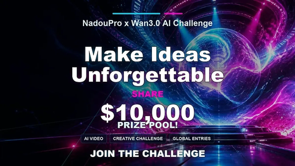 iQIYI Advances Professional AI Filmmaking with Launch of Global AI Creator Challenge Powered by NadouPro and Alibaba's Wan3.0