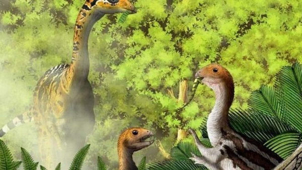 泥潭龍的成龍和幼龍差點被分成兩種不同的恐龍。(圖取自BBC中文網) 泥潭龍的成龍和幼龍差點被分成兩種不同的恐龍。(圖取自BBC中文網)