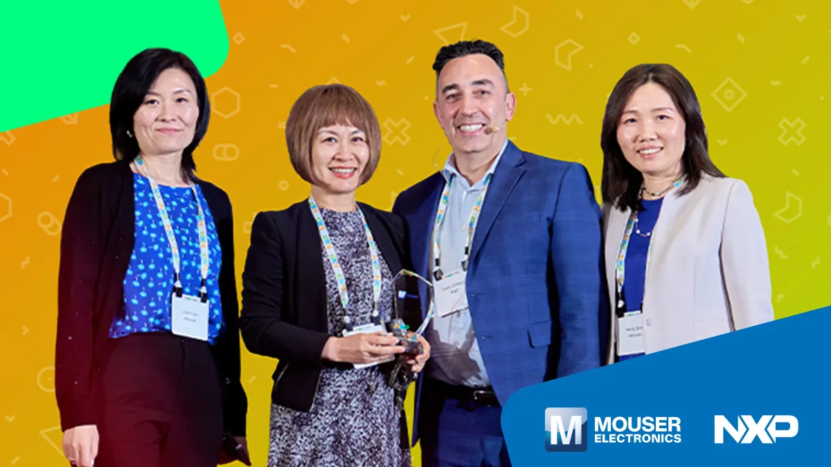 Mouser Electronics Receives NXP's Top Customer Count Asia 2025 Award For the First Time