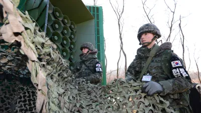 南韓軍方8日重啟對北韓心戰喊話(美聯社)
