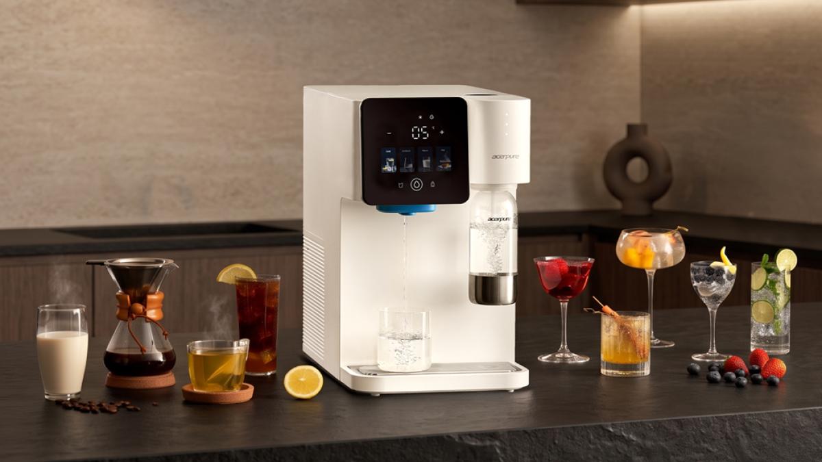 美學再進化!Acerpure 推出 「冰氣靈」 RO 氣泡飲水機 整合冰溫瞬熱、RO 淨水與氣泡飲水