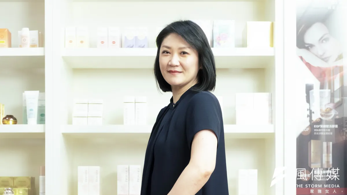 昇洋生技總經理黃郁期認為,代工業者要從更前端的產品與成分研發就開始參與「為什麼這樣做」。(吳宙棋攝)