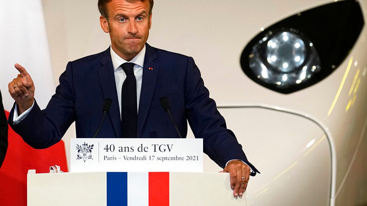 法國總統馬克宏。(美聯社) 法國總統馬克宏。(美聯社)